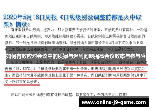 如何有效应对会议中的质疑与迟到问题提高会议效率与参与感
